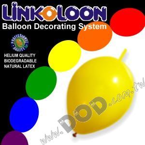 12吋雙頭氣球-黃色