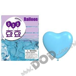 5吋心型氣球-淺藍色