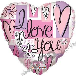 SV I LOVE YOU PASTEL 18" (#19121)
