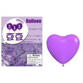 5吋心型氣球-淺紫色
