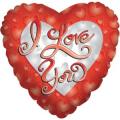 Dotted Heart Love 18" (#17544)