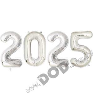 數字 2025 造型 (銀色)